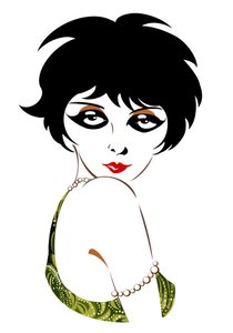 クララ・ボウ、アメリカのサイレント映画女優、1905年〜1965年 作： Neale Osborne